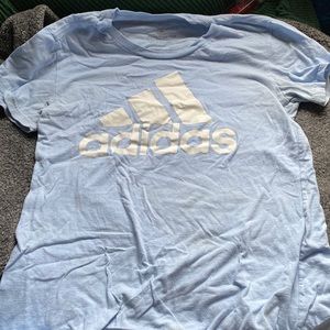 Blue adidas tee